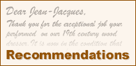 Read recommendations from past clients